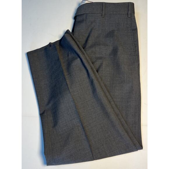 Zanella Bennett Pants Mens Dress Pants Sz 36x29 Grey Wool Pleated Made In ITALY - Picture 1 of 8